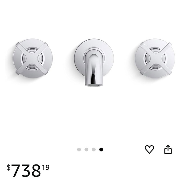 Modern Chrome Wall-Mounted Faucet